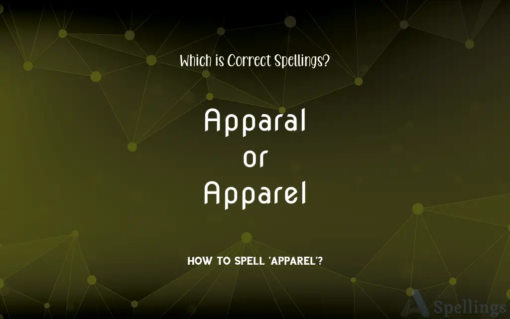 Apparal or Apparel: Which is Correct Spellings?