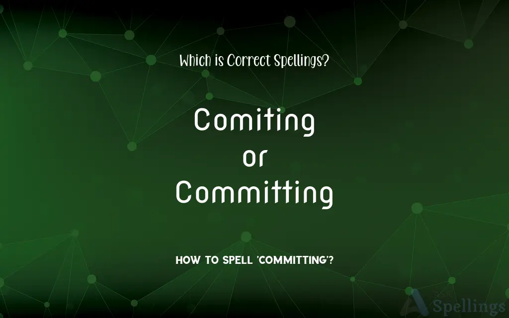 Comiting or Committing: Which is Correct Spellings?