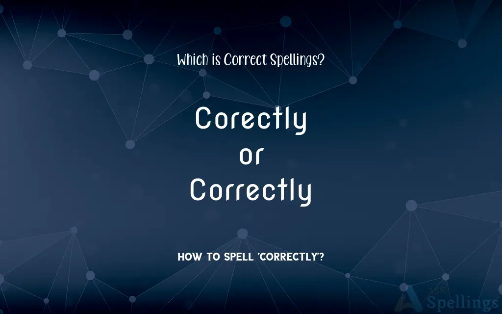 Corectly or Correctly: Which is Correct Spellings?