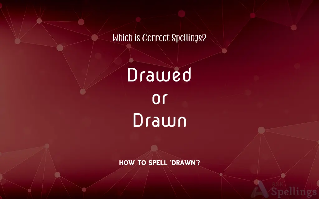 Drawed or Drawn: Which is Correct Spellings?