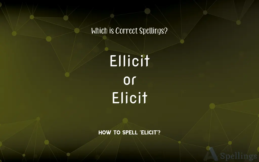 Ellicit or Elicit: Which is Correct Spellings?