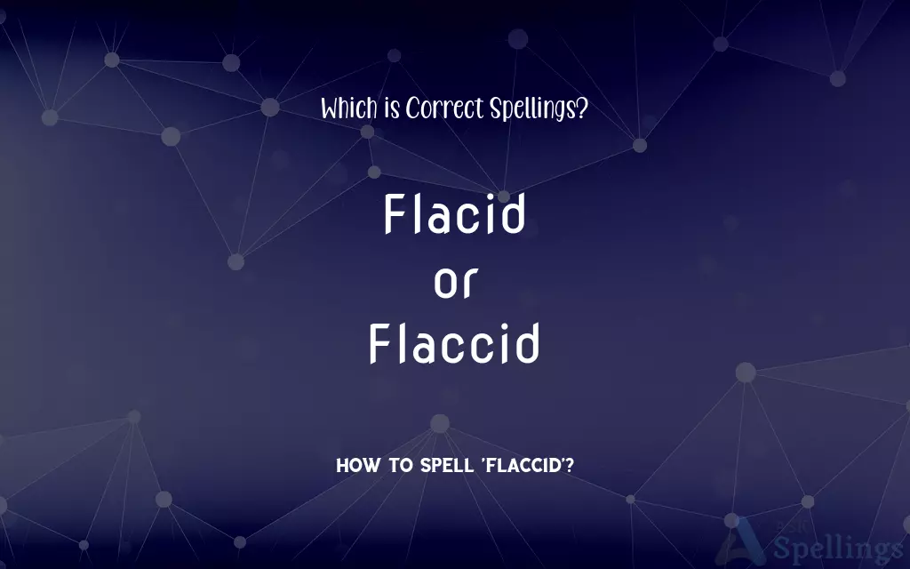 Flacid or Flaccid: Which is Correct Spellings?