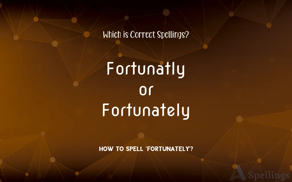 Fortunatly or Fortunately: Which is Correct Spellings?